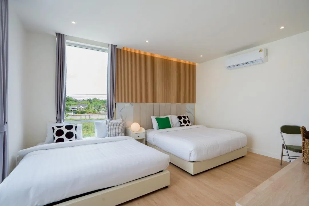 ห้องนอน Thunder House Poolvilla