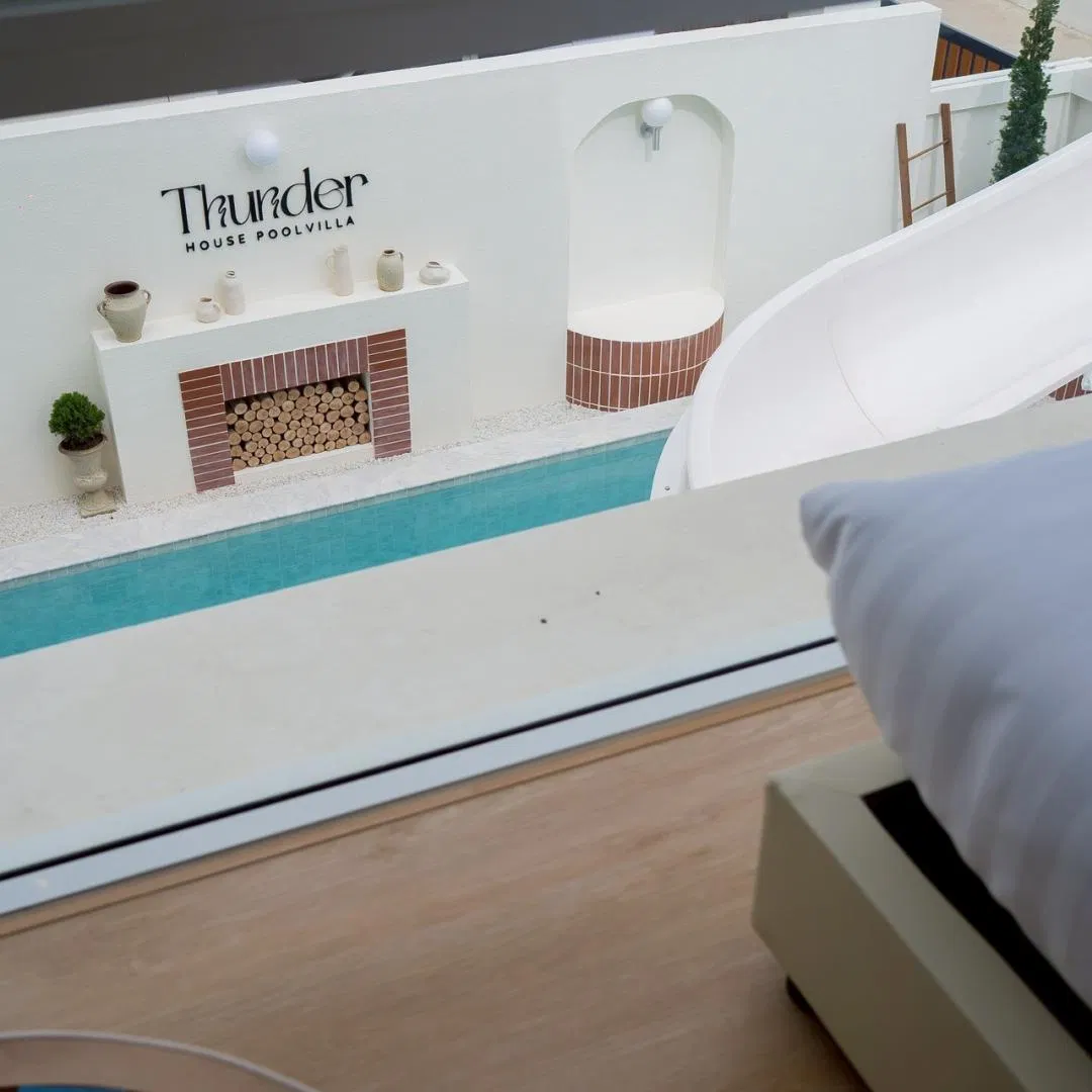 ห้องนอน Thunder House Poolvilla