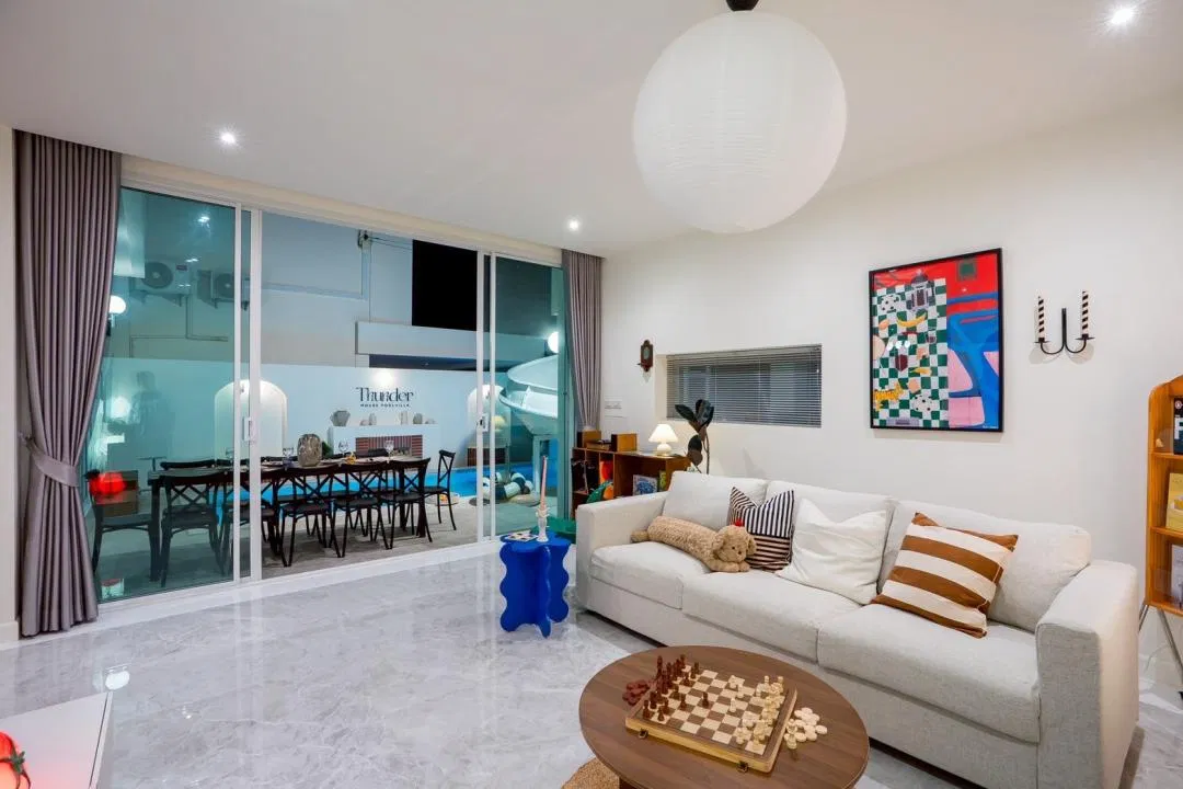 ภายใน Thunder House Poolvilla