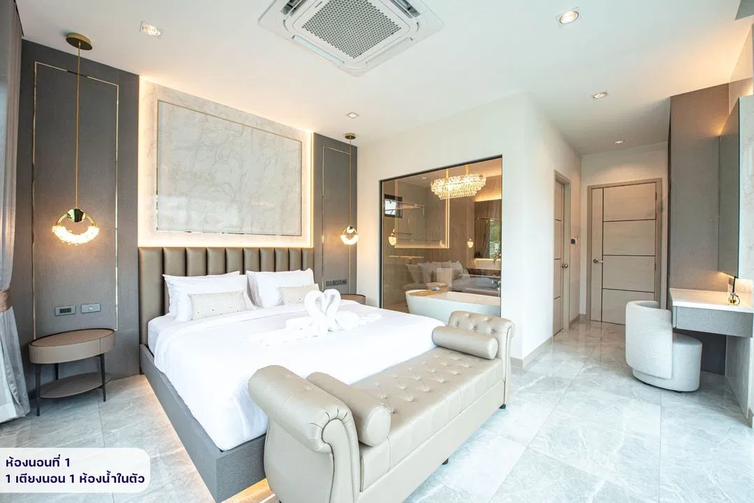 ห้องนอน Olive Poolvilla 2