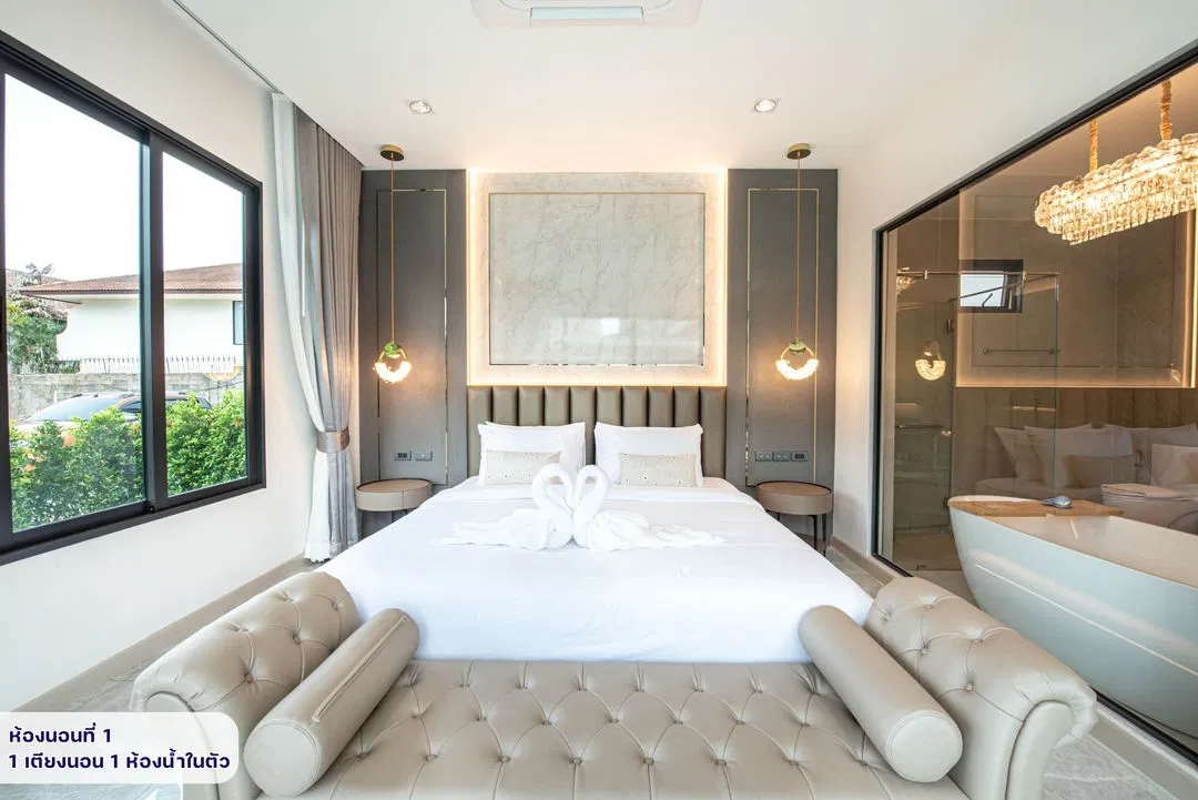 ห้องนอน Olive Poolvilla 2