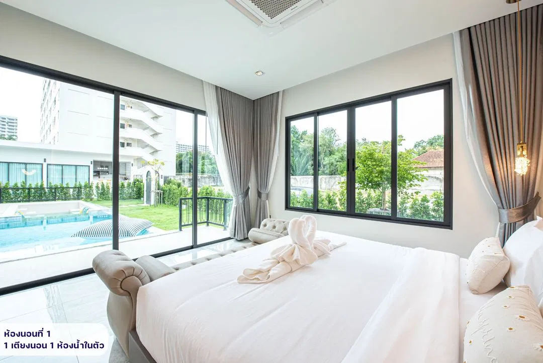 ห้องนอน Olive Poolvilla 2