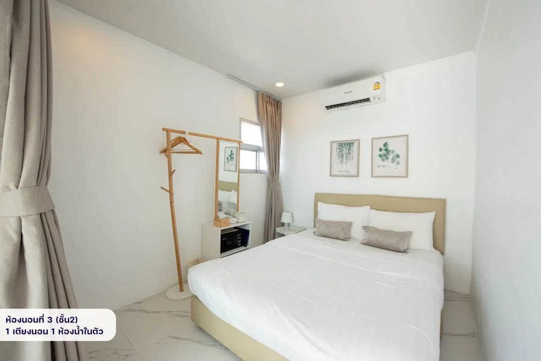 ห้องนอน Sea Pearl poolvilla