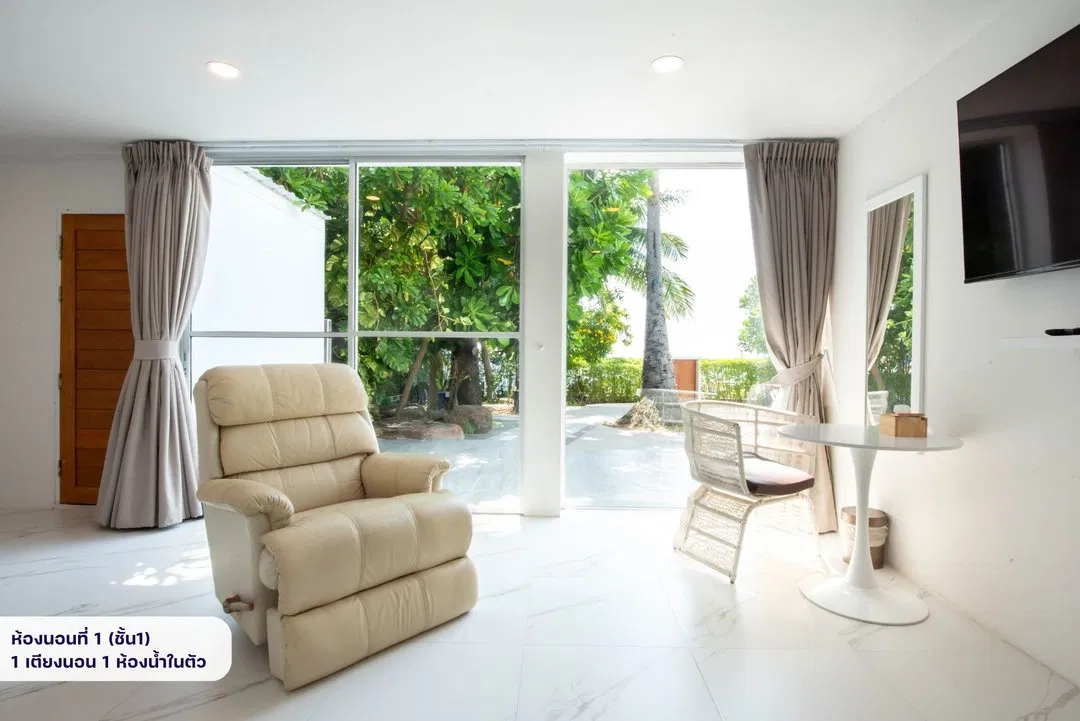 ห้องนอน Sea Pearl poolvilla