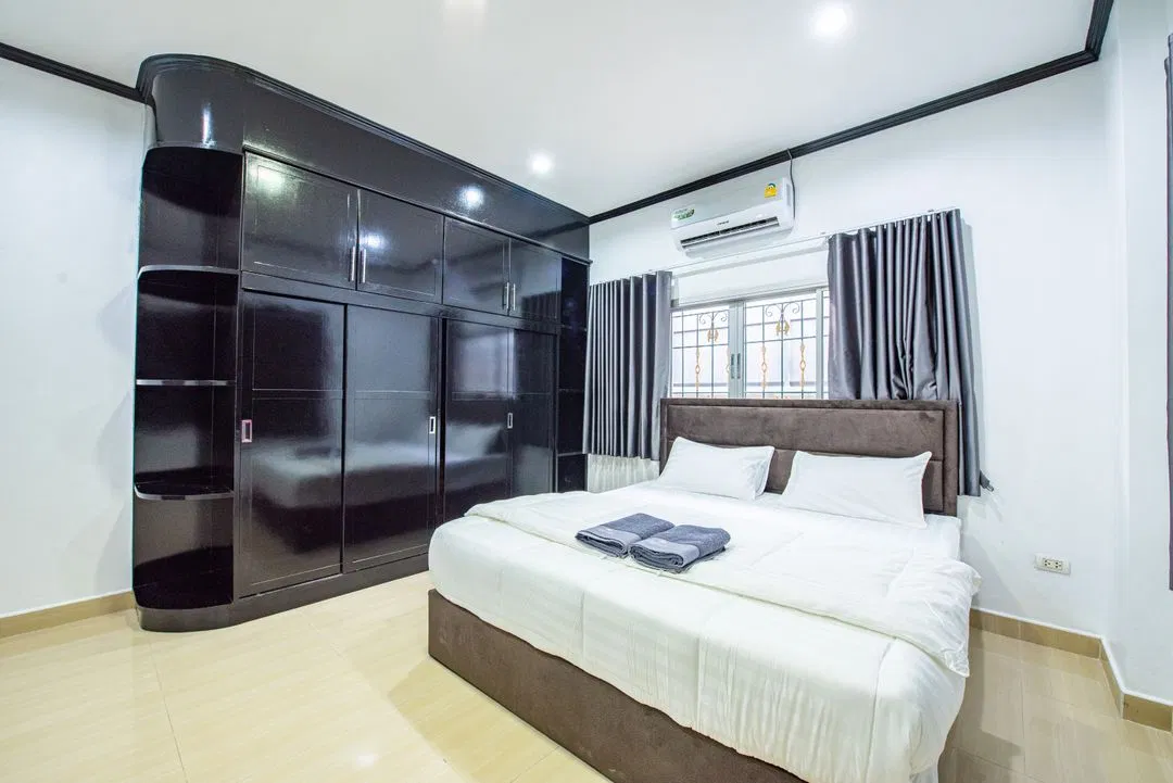 ห้องนอน GoodLuck Poolvilla