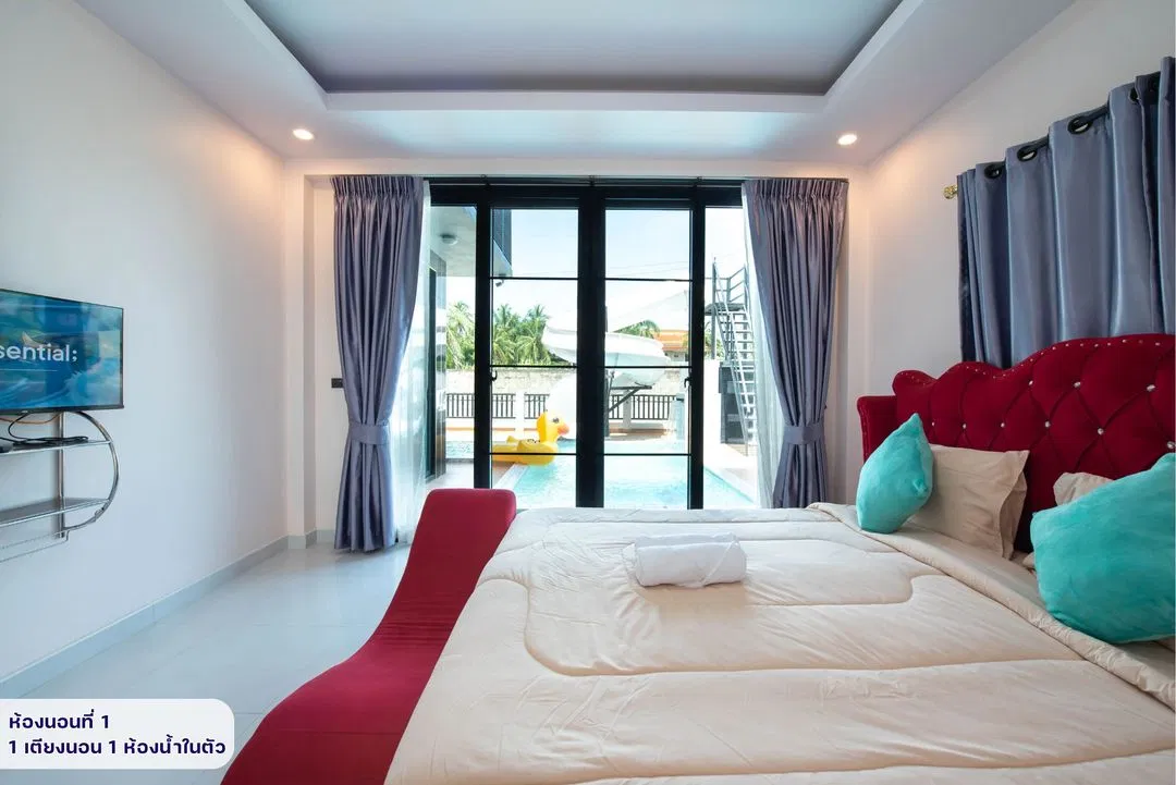 ห้องนอน VP pool villa