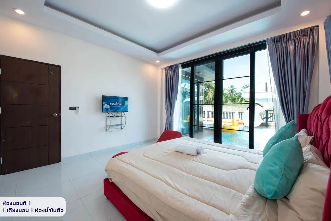 ห้องนอน VP pool villa
