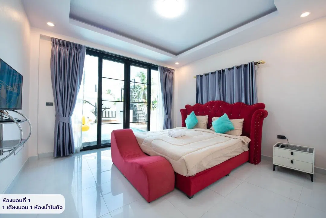 ห้องนอน VP pool villa