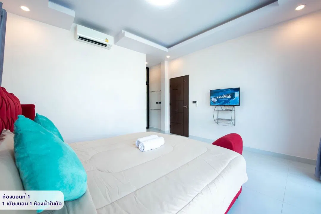 ห้องนอน VP pool villa