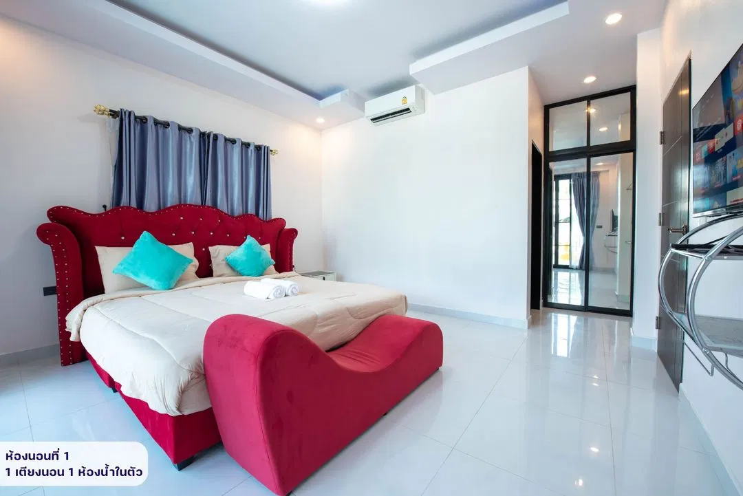 ห้องนอน VP pool villa