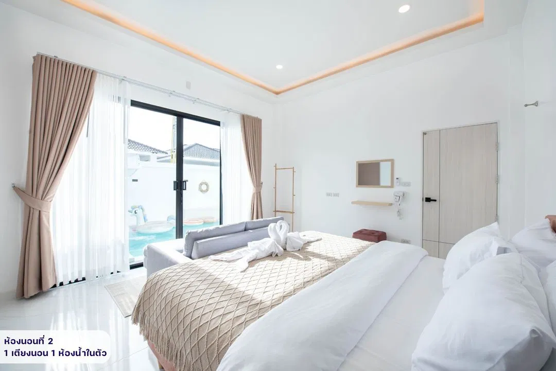 ห้องนอน wasanpoolvilla 1