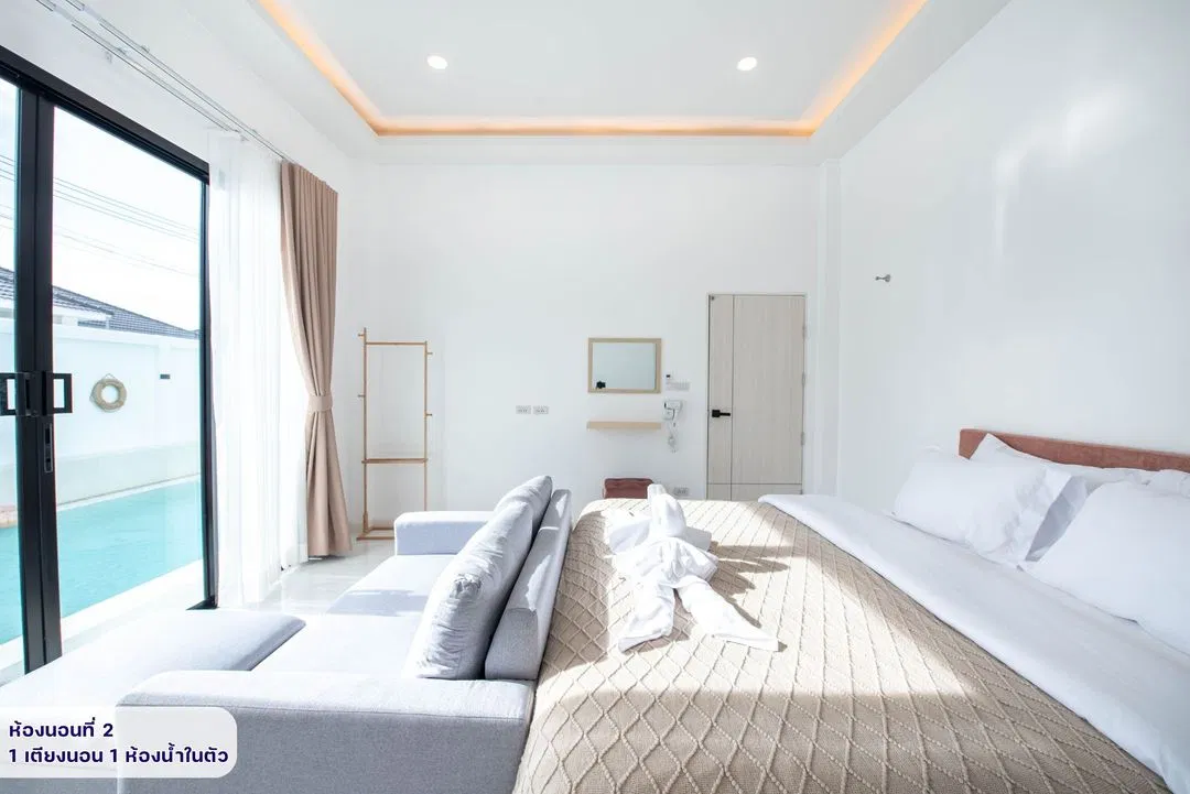 ห้องนอน wasanpoolvilla 1