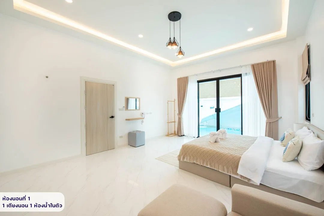 ห้องนอน wasanpoolvilla 2