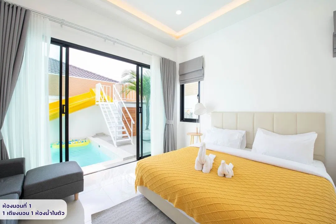 ห้องนอน wasanpoolvilla 3