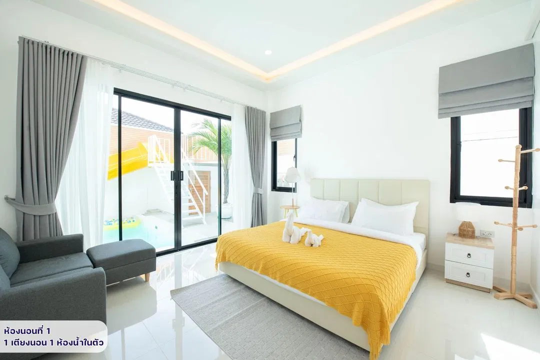 ห้องนอน wasanpoolvilla 3