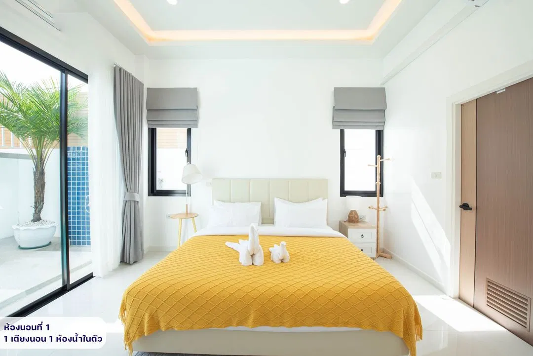 ห้องนอน wasanpoolvilla 3