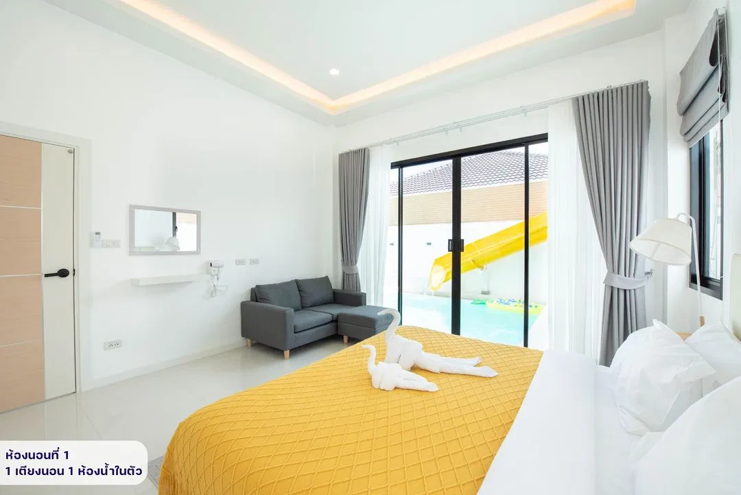 ห้องนอน wasanpoolvilla 3