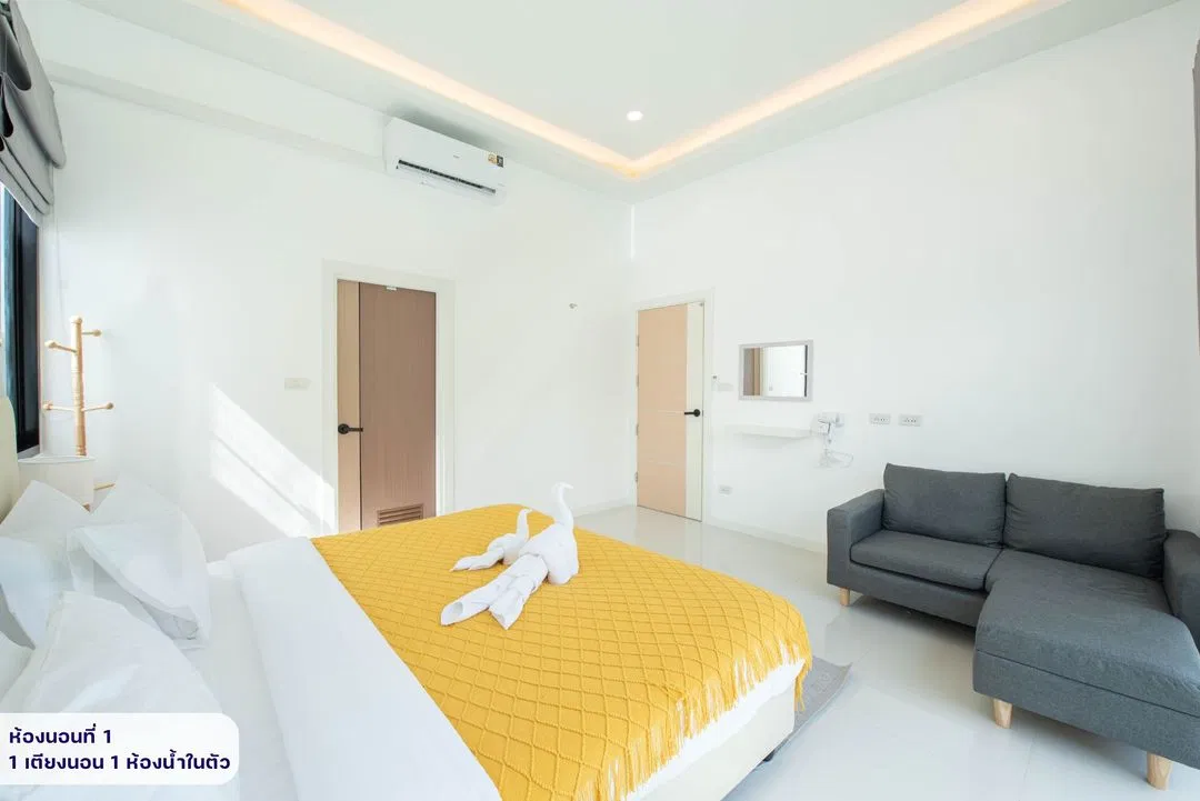 ห้องนอน wasanpoolvilla 3