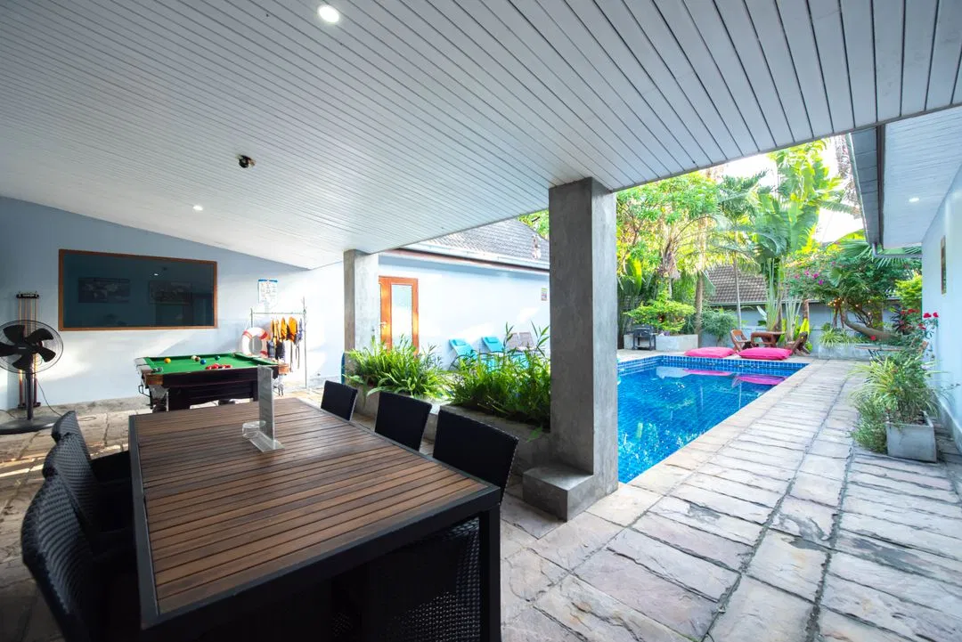 ภายนอก Pool house Deluxe