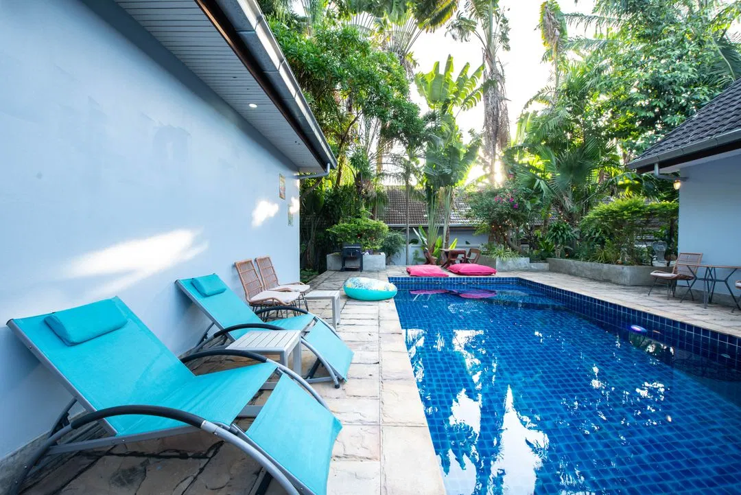 ภายนอก Pool house Deluxe