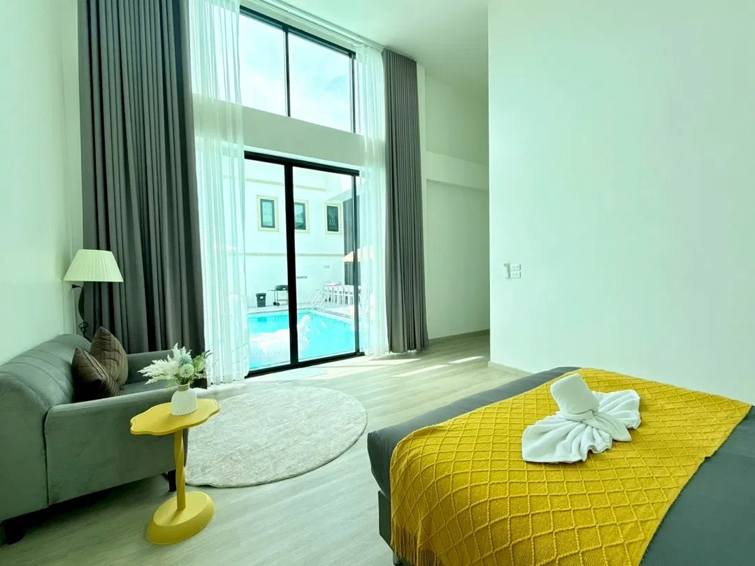 ห้องนอน Sunflower Poolvilla Pattaya