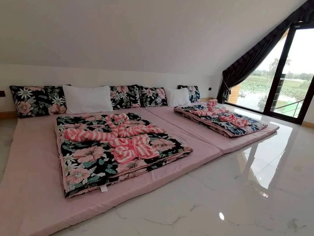 ห้องนอน AN Pool Villa Rayong