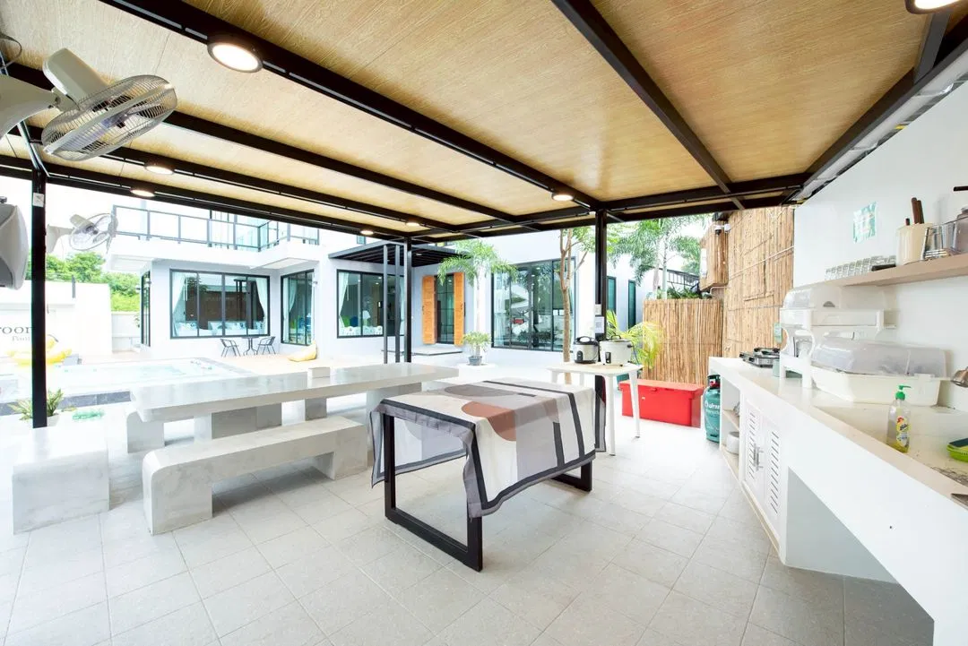 ครัว Mushroom poolvilla