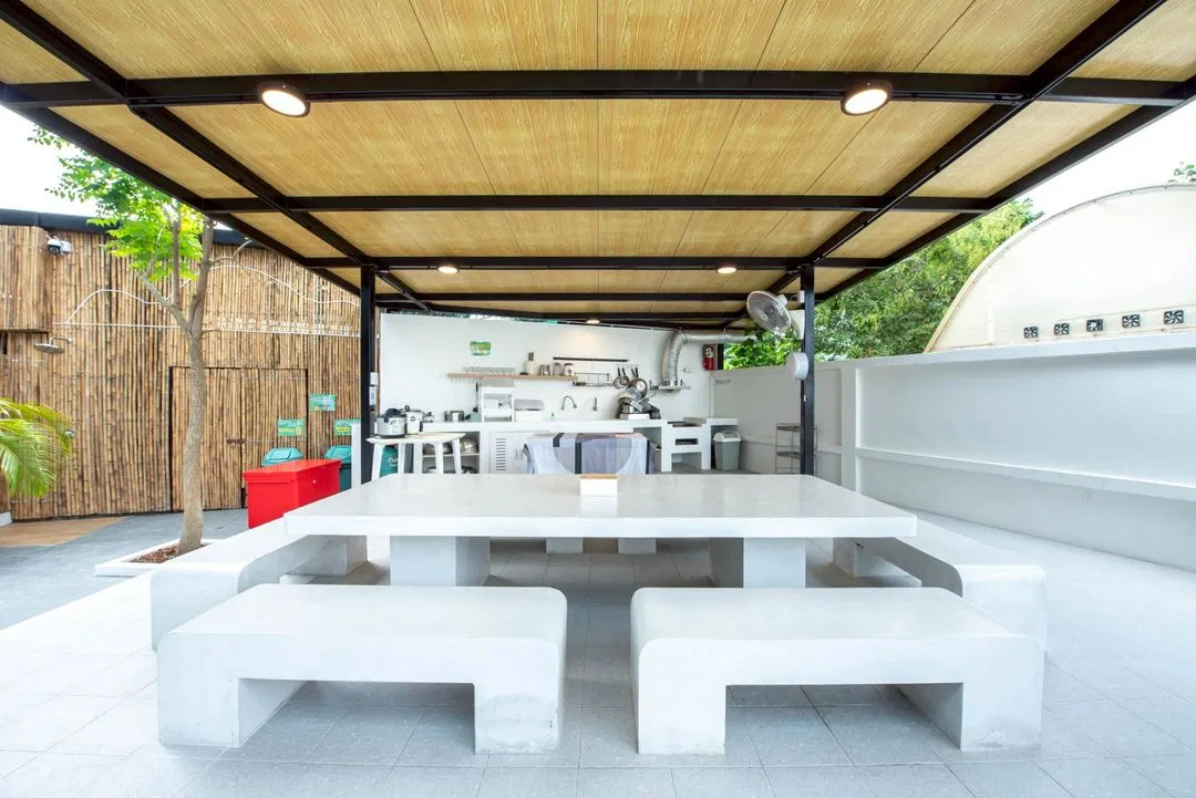 ครัว Mushroom poolvilla