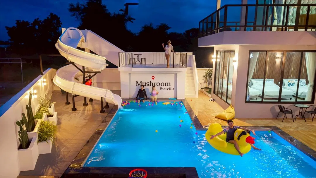 ภายนอก Mushroom poolvilla