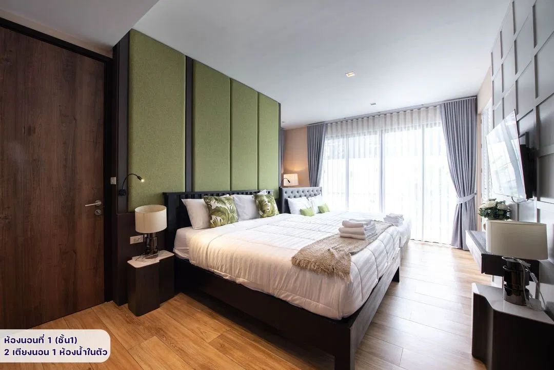 ห้องนอน Maya pool villa at inara