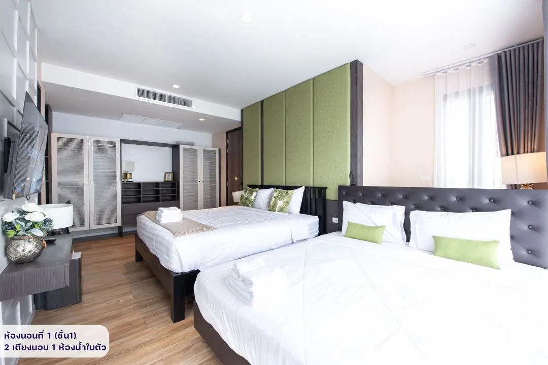 ห้องนอน Maya pool villa at inara