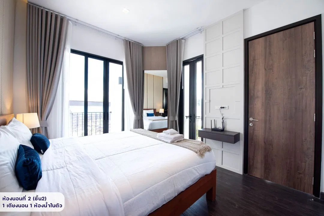 ห้องนอน Maya pool villa at inara