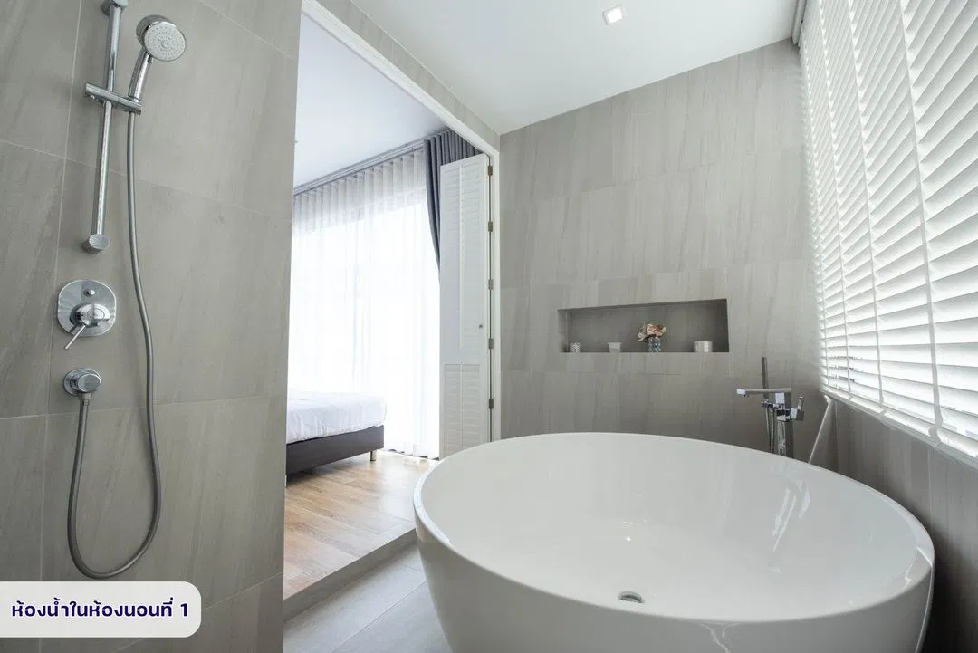 ห้องน้ำ Maya pool villa at inara