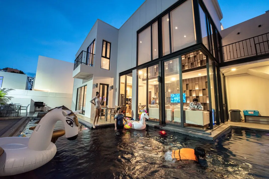 ภายนอก Maya pool villa at inara