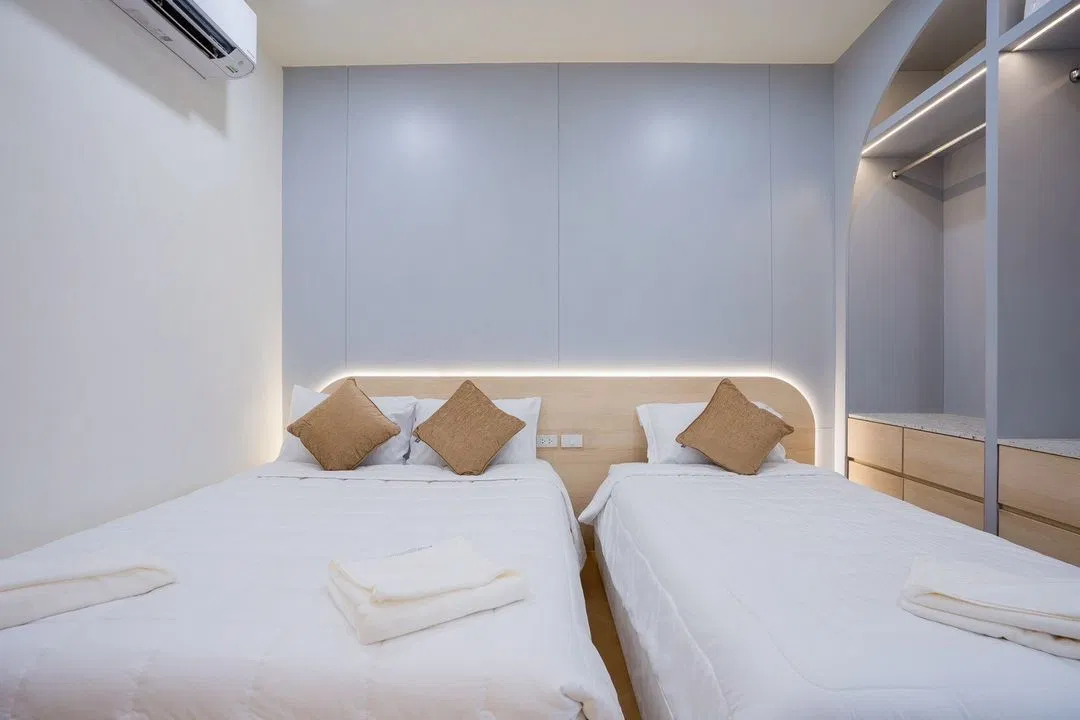 ห้องนอน Sun&zone pool villa
