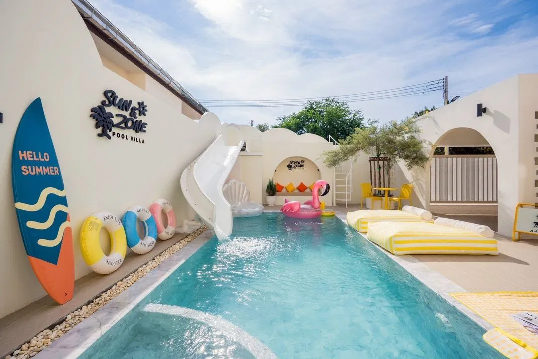 ภายนอก Sun&zone pool villa