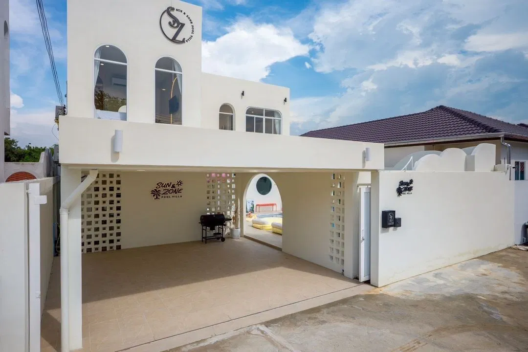 ที่จอดรถ Sun&zone pool villa