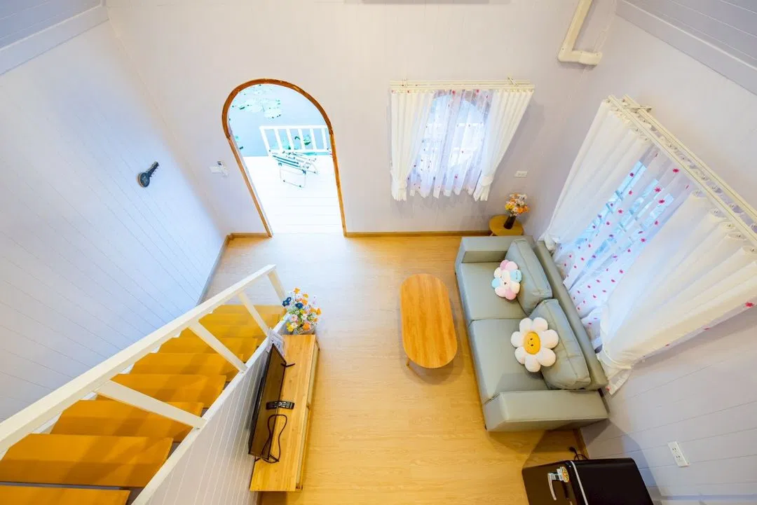 ภายใน Purple Fram House No.5