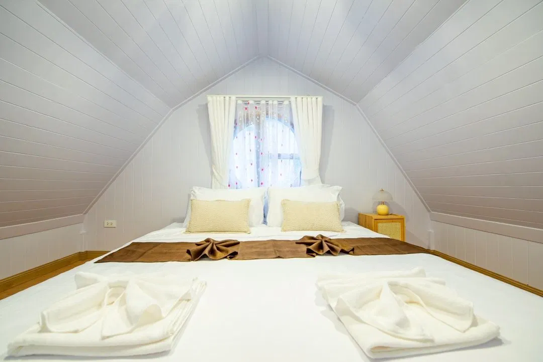 ห้องนอน Purple Fram House No.5