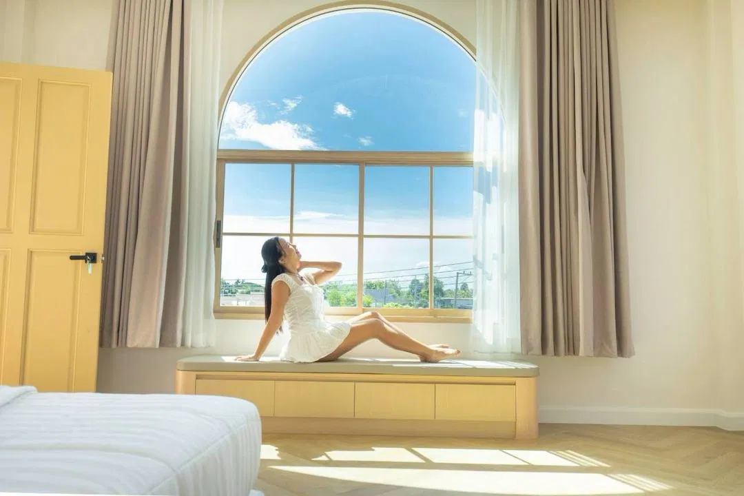 ห้องนอน Brown Empire Pool Villa