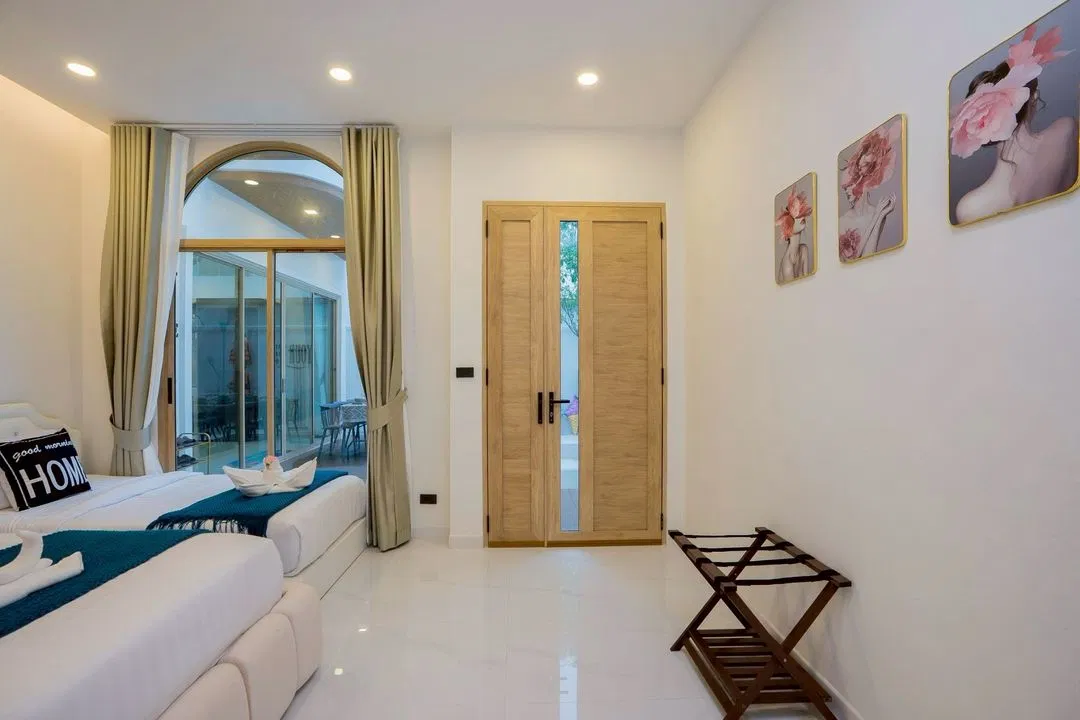 ห้องนอน Your Noble pool villa