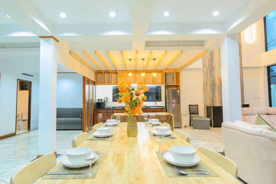 ภายใน Sky Blue Pool Villa