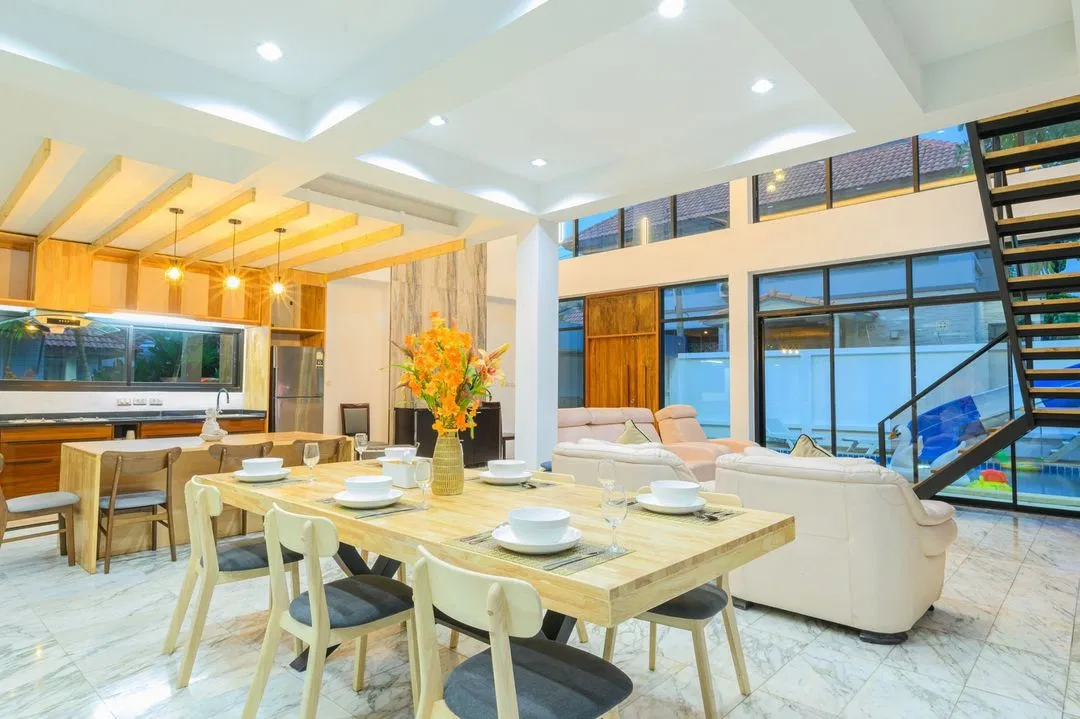 ภายใน Sky Blue Pool Villa
