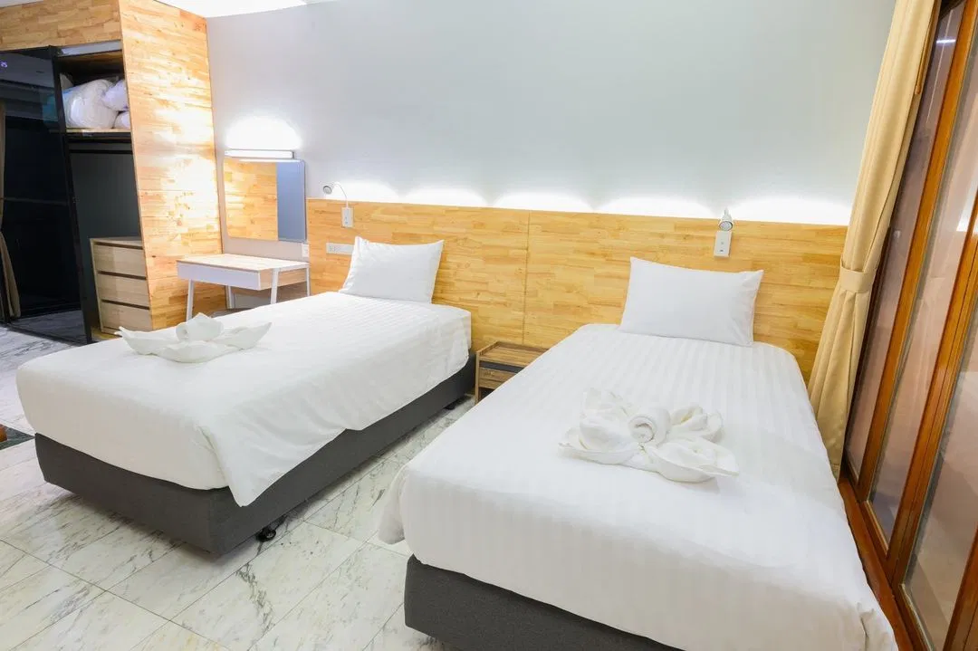 ห้องนอน Sky Blue Pool Villa