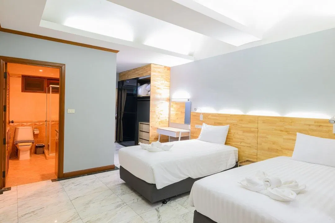ห้องนอน Sky Blue Pool Villa