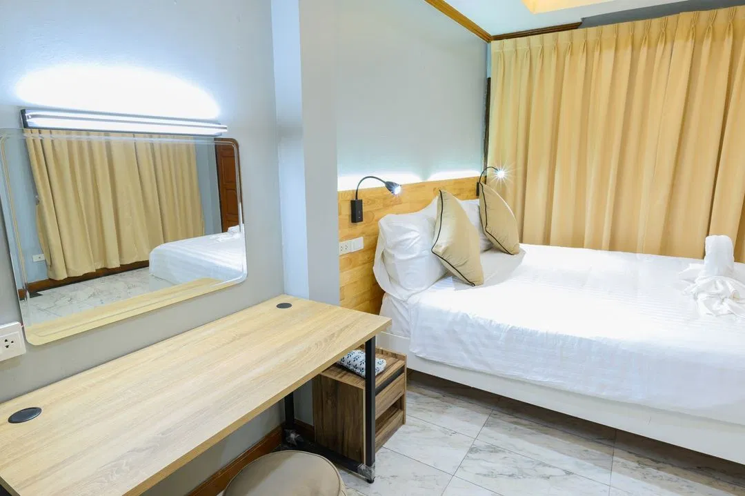 ห้องนอน Sky Blue Pool Villa