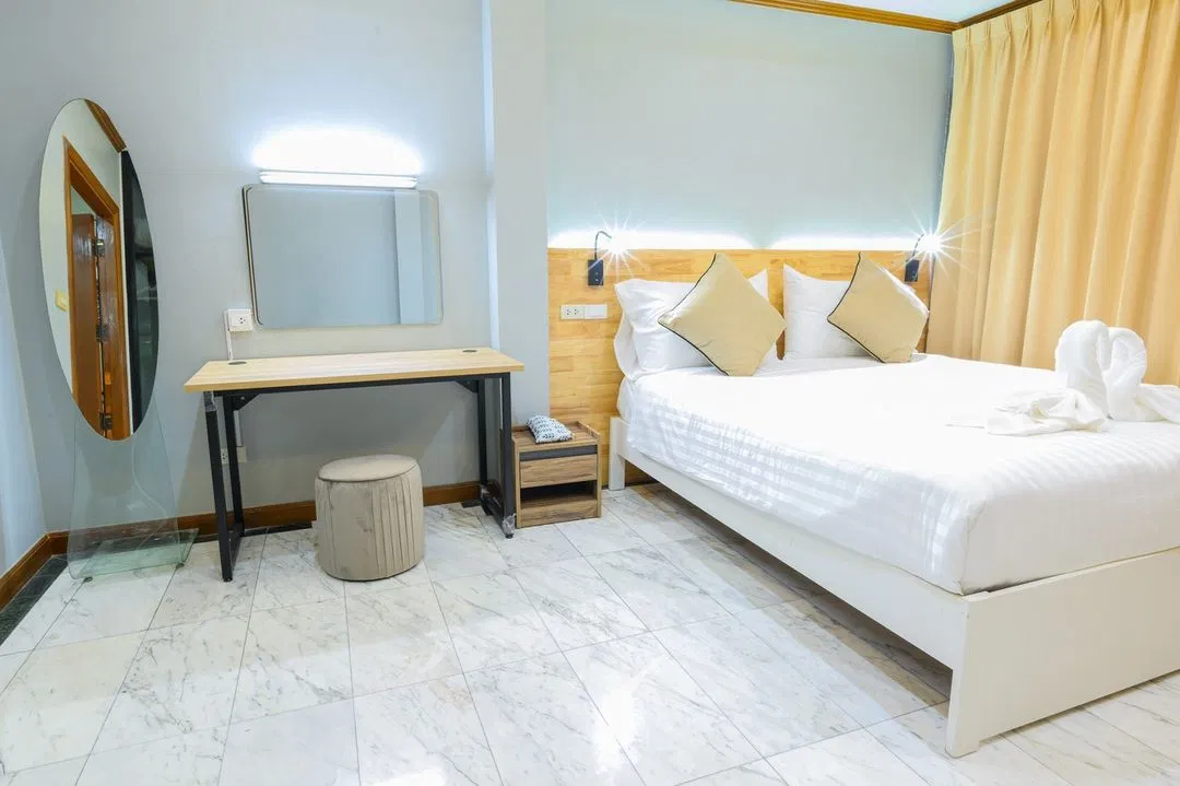 ห้องนอน Sky Blue Pool Villa