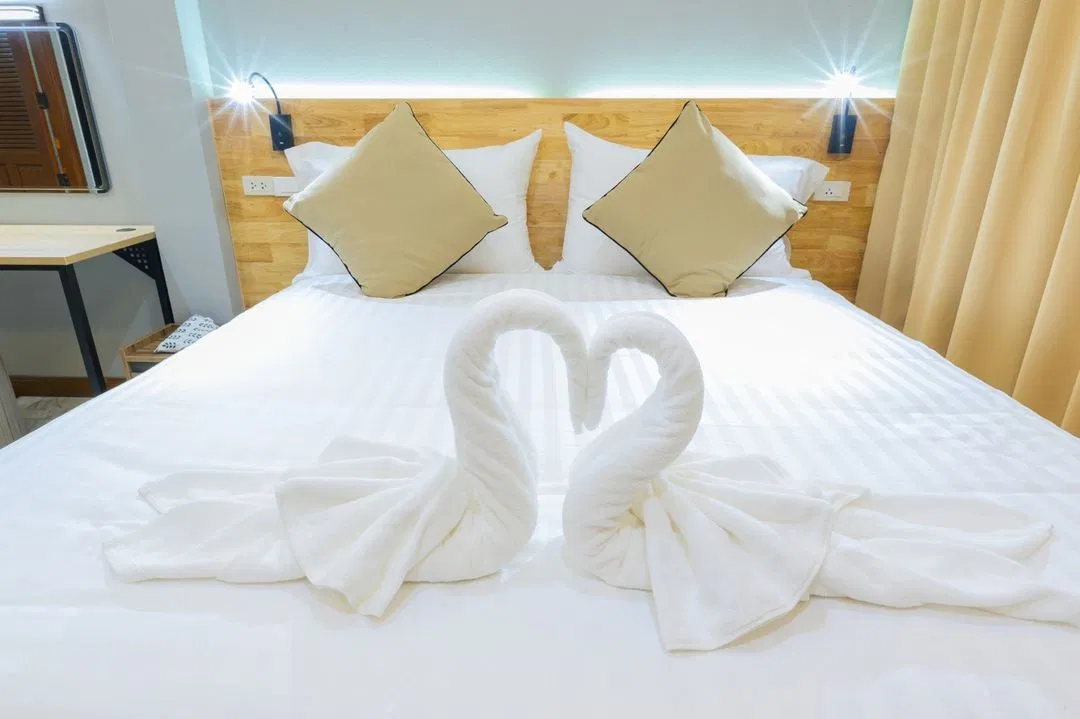 ห้องนอน Sky Blue Pool Villa