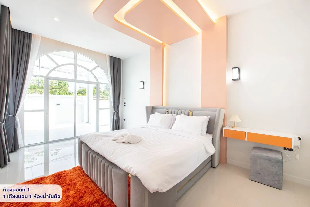 ห้องนอน La Mer pool villa (ลาแมร์ พูลวิลล่า)
