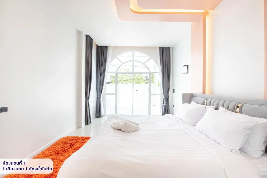 ห้องนอน La Mer pool villa (ลาแมร์ พูลวิลล่า)